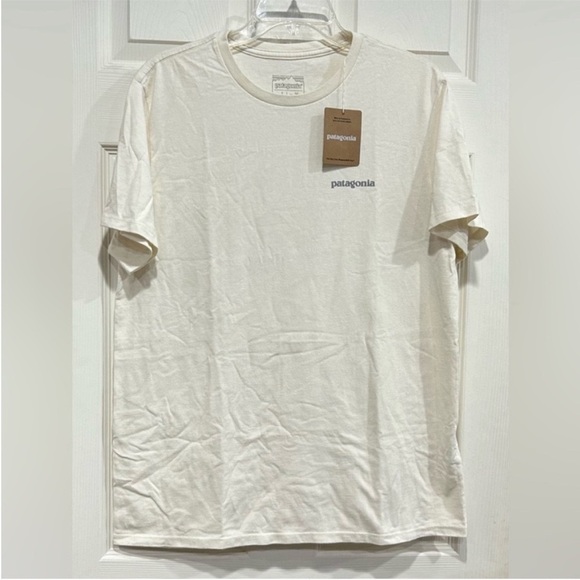 Patagonia Other - Patagonia Men's Medium Fitz Roy Icon Responsibili-Tee T-Shirt Birch White NWT